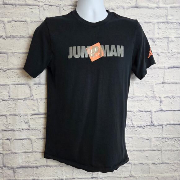 Air Jordan Other - Air Jordan Size Small Jumpman T-Shirt Black Short Sleeve Crewneck Sleeve Logo
